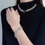 マンテル多重チェーンステンレスブレスレット 太め サージカルステンレス | FACION | 詳細画像10