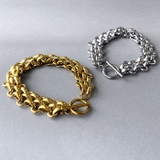 マンテル多重チェーンステンレスブレスレット 太め サージカルステンレス | FACION | 詳細画像5