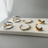 バイカラーステンレスフープピアス 金属アレルギー 対応 | FACION | 詳細画像4