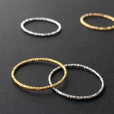 スターダストスリムステンレスリング 指輪 極細 | FACION | 詳細画像1 