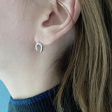 馬蹄ホースシューCZステンレスピアス 馬 アレルギー対応 | FACION | 詳細画像6