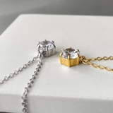 大粒8 0mmキュービックジルコニアステンレスネックレス レディース | FACION | 詳細画像4 