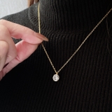 大粒8 0mmキュービックジルコニアステンレスネックレス レディース | FACION | 詳細画像10 