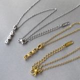 ドロップCZトリロジーステンレスネックレス 金属アレルギー つけっぱなし | FACION | 詳細画像4 