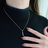 ドロップCZトリロジーステンレスネックレス 金属アレルギー つけっぱなし | FACION | 詳細画像8 