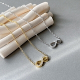 ジルコニアインフィニティステンレスネックレス 金属アレルギー レディース | FACION | 詳細画像5 