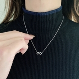 ジルコニアインフィニティステンレスネックレス 金属アレルギー レディース | FACION | 詳細画像7 