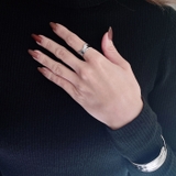 ニュアンスエンボスステンレスリング 指輪 レディース | FACION | 詳細画像9