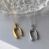 ニュアンス馬蹄ホースシューステンレスネックレス 金属アレルギー つけっぱなし | FACION | 詳細画像6 