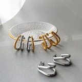 ダブルU形フープステンレスピアス レディース アレルギー対応 | FACION | 詳細画像4 