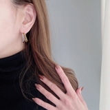 ダブルU形フープステンレスピアス レディース アレルギー対応 | FACION | 詳細画像5 