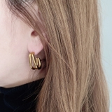 ダブルU形フープステンレスピアス レディース アレルギー対応 | FACION | 詳細画像8 