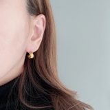 プランプステンレスロールフープピアス 金属アレルギー対応 アレルギー対応ピアス | FACION | 詳細画像7 