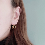 ダブルラインフープステンレスピアス アレルギー対応 金属アレルギー対応 | FACION | 詳細画像7 