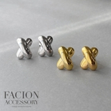 プランプクロスメタルステンレスピアス 金属アレルギー対応 アレルギー対応 | FACION | 詳細画像4 