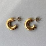 ゴールド | Cラインメタルステンレスフープピアス フープ 金属アレルギー対応 | FACION