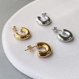 Cラインメタルステンレスフープピアス フープ 金属アレルギー対応 | FACION | 詳細画像2 