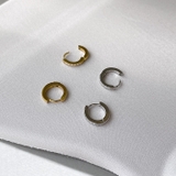 ジルコニアラインワンタッチステンレスフープピアス アレルギー対応 金属アレルギー | FACION | 詳細画像2