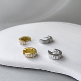 ジルコニアワイドワンタッチステンレスフープピアス サージカルステンレス アレルギ… | FACION | 詳細画像2