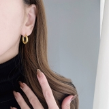 T字チャームワンタッチフープステンレスピアス アレルギー対応 つけっぱなし | FACION | 詳細画像11