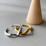 バイカラーツインウェーブステンレスリング アレルギー対応 金属アレルギー | FACION | 詳細画像2