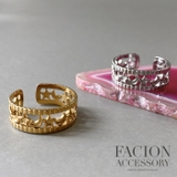 ムーン＆スターステンレスリング 指輪 レディース | FACION | 詳細画像5 