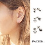 丸玉ステンレスボールピアス SUS アレルギー | FACION | 詳細画像1 