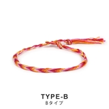 V字ボーダーカラーミサンガ ブレスレット アンクレット | FACION | 詳細画像3 