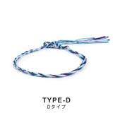 V字ボーダーカラーミサンガ ブレスレット アンクレット | FACION | 詳細画像5 