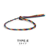 V字ボーダーカラーミサンガ ブレスレット アンクレット | FACION | 詳細画像6 