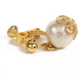 コットンパールぶらイヤリング ホワイト キスカ | FACION | 詳細画像6 