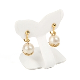 コットンパールぶらイヤリング ホワイト キスカ | FACION | 詳細画像7 