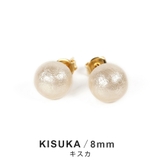 コットンパール8mmスタッドピアス ホワイト キスカ | FACION | 詳細画像3 