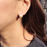 コットンパール10mmスタッドピアス ホワイト キスカ | FACION | 詳細画像7 