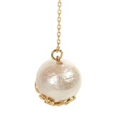 コットンパールアメリカンピアス チェーン ホワイト | FACION | 詳細画像4 