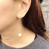 コットンパールアメリカンピアス チェーン ホワイト | FACION | 詳細画像7 