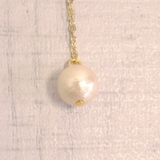 8mmコットンパールチェーン樹脂イヤリングノンホールピアス 真珠 入学式 | FACION | 詳細画像2 