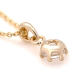 一粒ジルコニア6本爪ネックレス シルバー ゴールド | FACION | 詳細画像7 