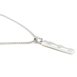 スリムラインバーネックレスプレート 重厚 ハードメンズ | FACION | 詳細画像4 