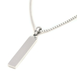 スリムラインバーネックレスプレート 重厚 ハードメンズ | FACION | 詳細画像5 