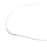 クレセントプレートネックレス 三日月 カーブ | FACION | 詳細画像4 