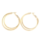 ダブルフープピアス ビッグ メタル | FACION | 詳細画像6 