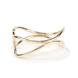 ウェーブラインメタルバングルブレスレット 曲線 カーブ | FACION | 詳細画像4 