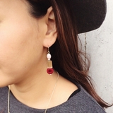 ピアス ビーズ スエード | FACION | 詳細画像10 