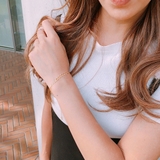 デザインメタルチェーンブレスレット スリム 細身 | FACION | 詳細画像8 