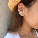 片耳クラウンストーンピアス スタッドピアス ラインストーン | FACION | 詳細画像8