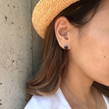 片耳クラウンストーンピアス スタッドピアス ラインストーン | FACION | 詳細画像9