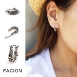 片耳トライバルフープピアス フープ ゴシック | FACION | 詳細画像1 