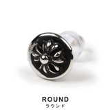 片耳ゴシックスタッドピアス ユリ クロス | FACION | 詳細画像2 