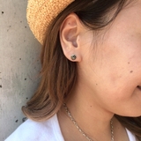 片耳ゴシックスタッドピアス ユリ クロス | FACION | 詳細画像8 